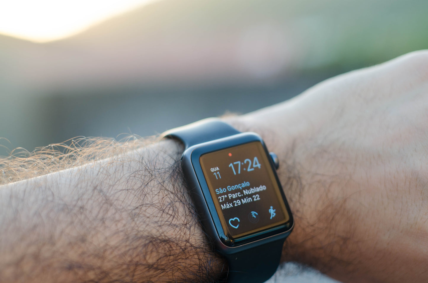 Alexander Ruiz smart watch. Black band variant.